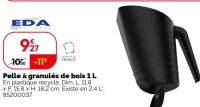 Pelle à granulés de bois 1 L EDA