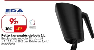 Pelle à granulés de bois 1 L EDA