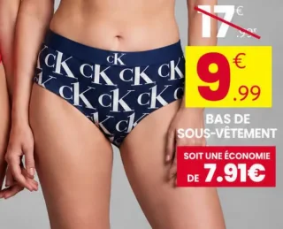 Bas de sous-vêtement Calvin Klein