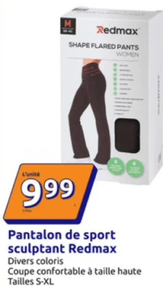 Pantalon de sport sculptant Redmax