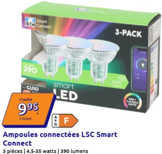 Ampoules connectées LSC Smart Connect