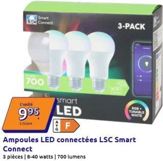 Ampoules LED connectées LSC Smart Connect