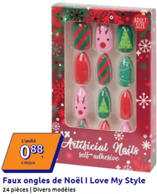 Faux ongles de Noël I Love My Style
