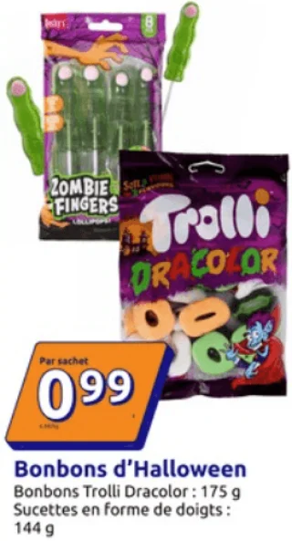 Bonbons d'Halloween Trolli Dracolor