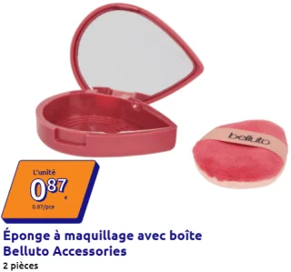 Éponge à maquillage avec boîte Belluto Accessories