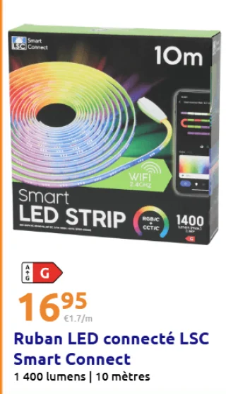 Ruban LED connecté LSC Smart Connect