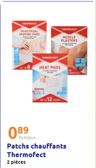 Patchs chauffants Thermofect