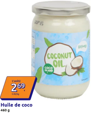 Huile de coco Coco Island