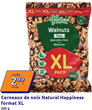 Cerneaux de noix Natural Happiness format XL