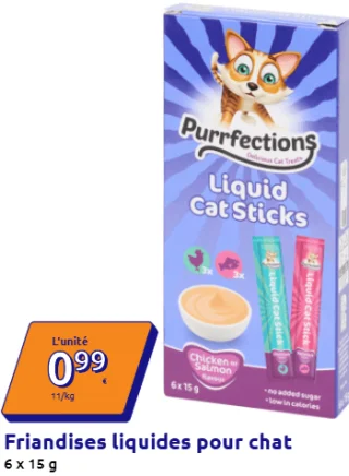 Friandises liquides pour chat Purrfections
