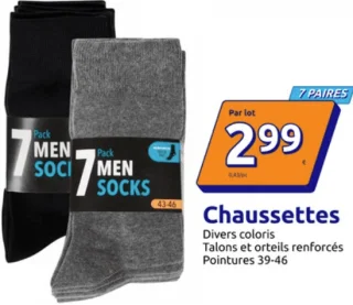 Chaussettes 7 paires