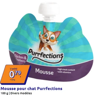 Mousse pour chat Purrfections