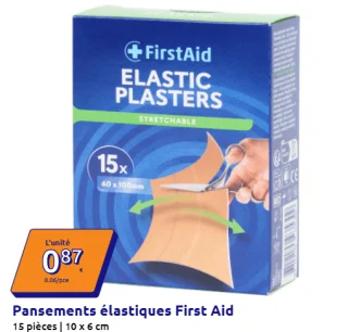 Pansements élastiques First Aid
