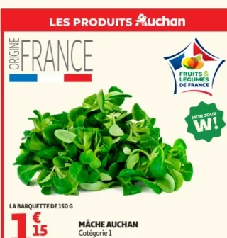 Mâche Auchan