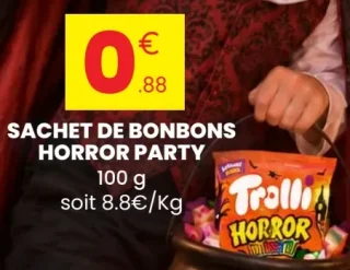 Sachet de bonbons Horror Party Trolli