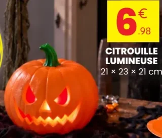 Citrouille lumineuse