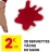 Promo 20 serviettes tâche de sang