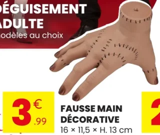 Fausse main décorative
