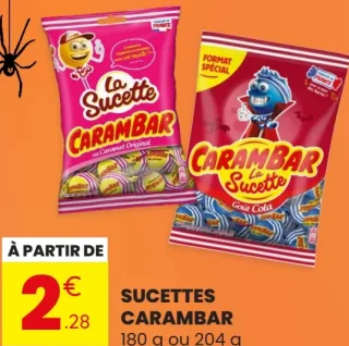 Sucettes Carambar