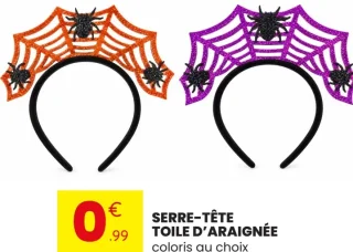 Serre-tête toile d'araignée