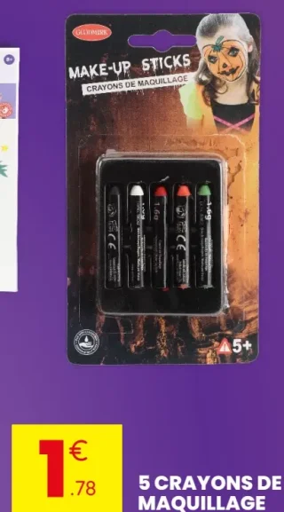 5 Crayons de Maquillage Goodmark