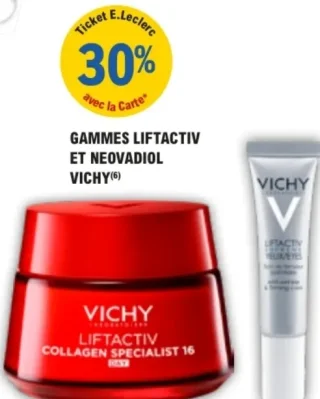Gammes Liftactiv et Neovadiol Vichy
