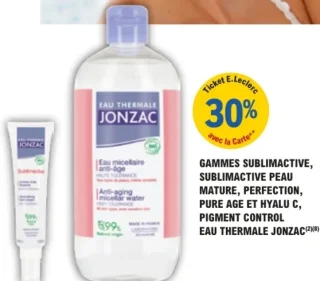 Gammes Sublimactive, Sublimactive Peau Mature, Perfection, Pure Age et Hyalu C, Pigment Control Eau Thermale Jonzac