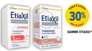 Gamme Etiaxil Détranspirant