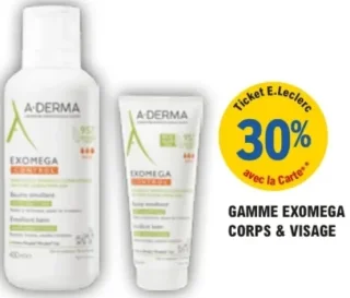 Gamme Exomega corps & visage A-Derma