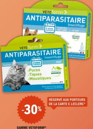 Gamme Antiparasitaire Vetoform