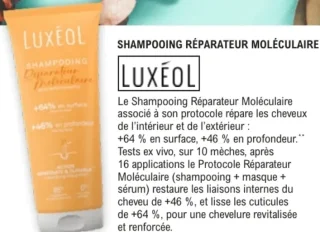 Luxéol Shampooing Réparateur Moléculaire
