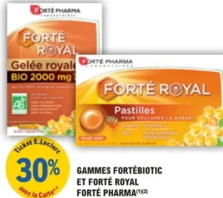 Gammes Fortébiotic et Forté Royal Forté Pharma