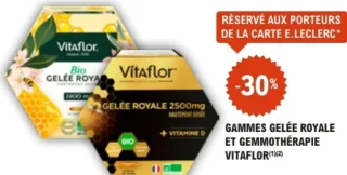Gammes Gelée Royale et Gemmothérapie Vitaflor