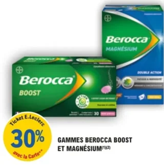 Gammes Berocca Boost et Magnésium