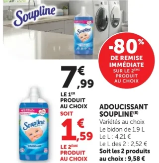 ADOUCISSANT SOUPLINE(B) Variétés au choix