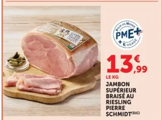 Jambon supérieur braisé au Riesling Pierre Schmidt