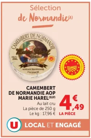 Camembert de Normandie AOP Marie Harel