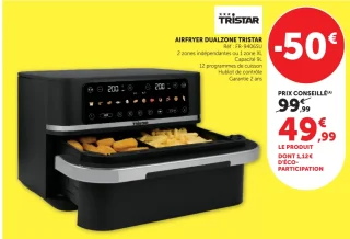 Airfryer Dualzone Tristar FR-9406SU