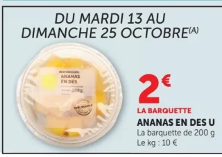Ananas en des U