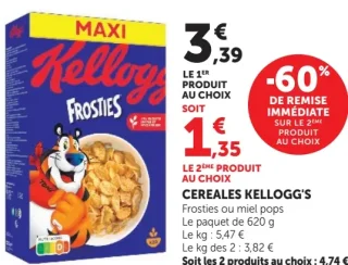 Céréales Kellogg's Frosties