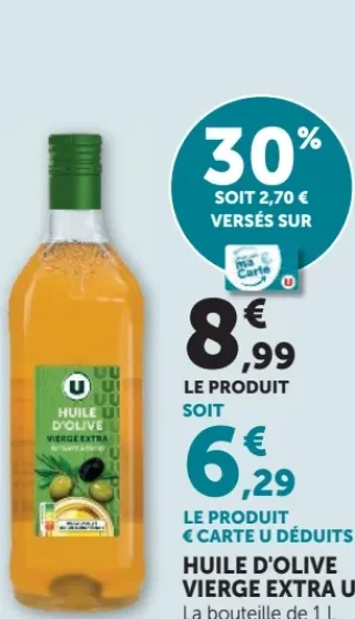 Huile d'olive vierge extra U