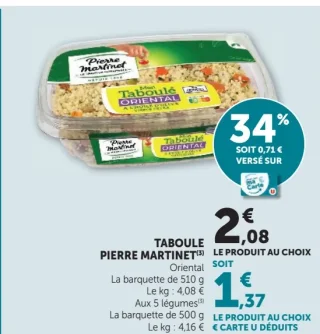 Taboule Oriental Pierre Martinet