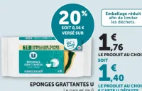 Eponges grattantes U