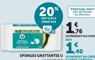 Eponges grattantes U