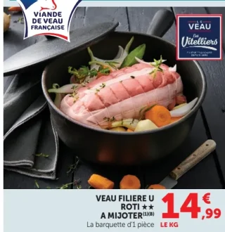 Rôti à mijoter Veau Filière U