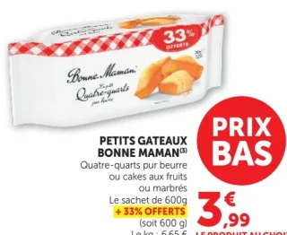 Petits gâteaux Bonne Maman