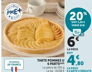 Tarte pommes U