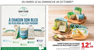 Carré d'Aurillac ou Saint Herbleu ou Bleu Saint Flour Saint-Flour