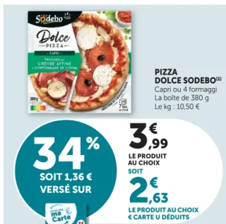 Sodebo Dolce Pizza