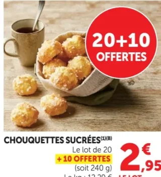 CHOUQUETTES SUCRÉES